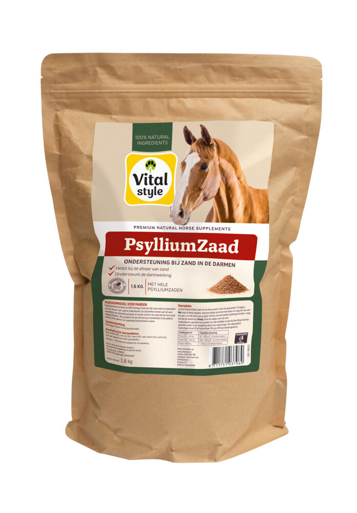 VITALstyle Psylliumzaad - Supplement - 1.6 - Zak VITALstyle Psylliumzaad - Supplement - 1.6 - Zak