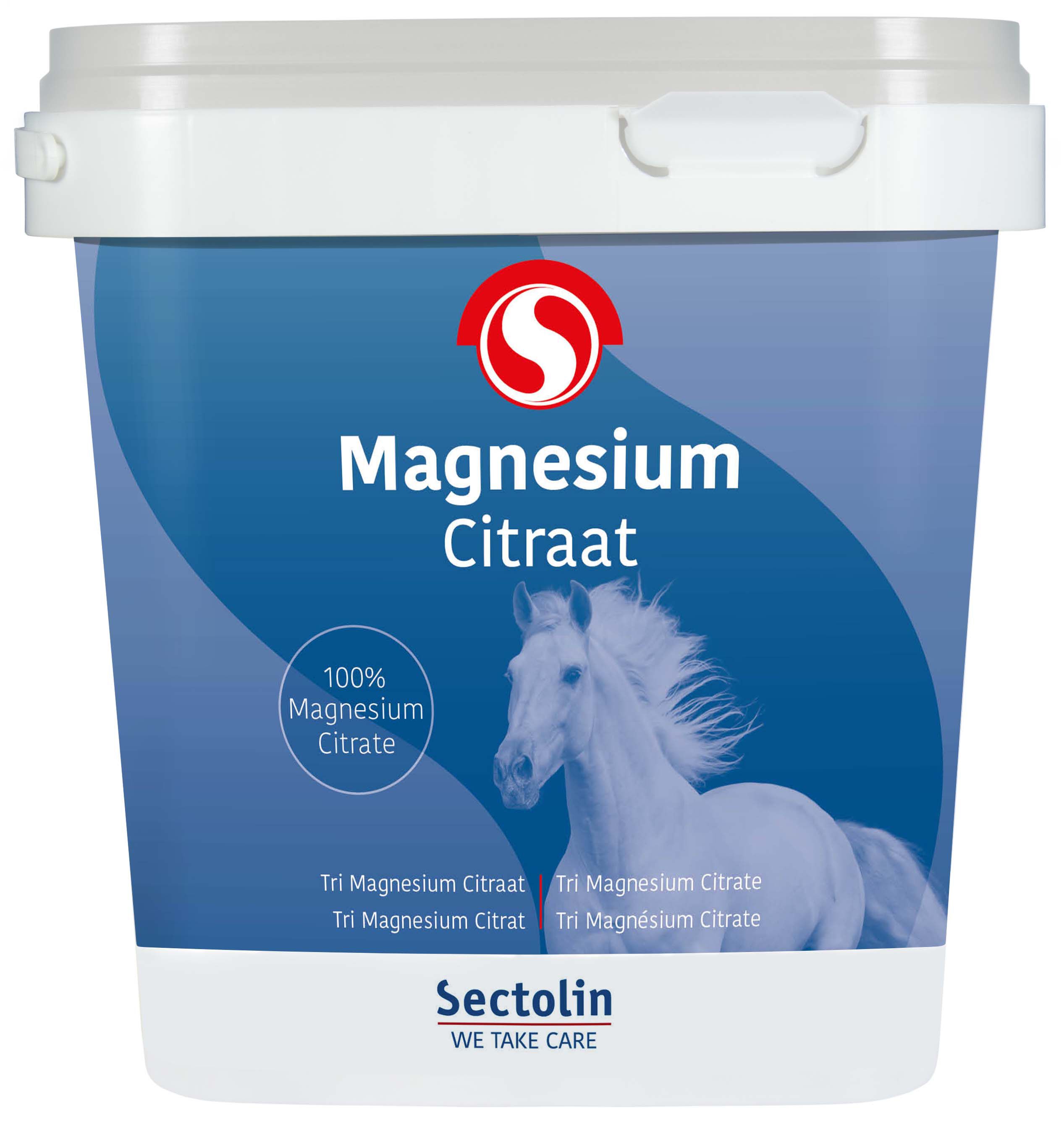 Sectolin Magnesium citraat Poeder - Kalmeringssupplement Paard - 1.00 - Emmer