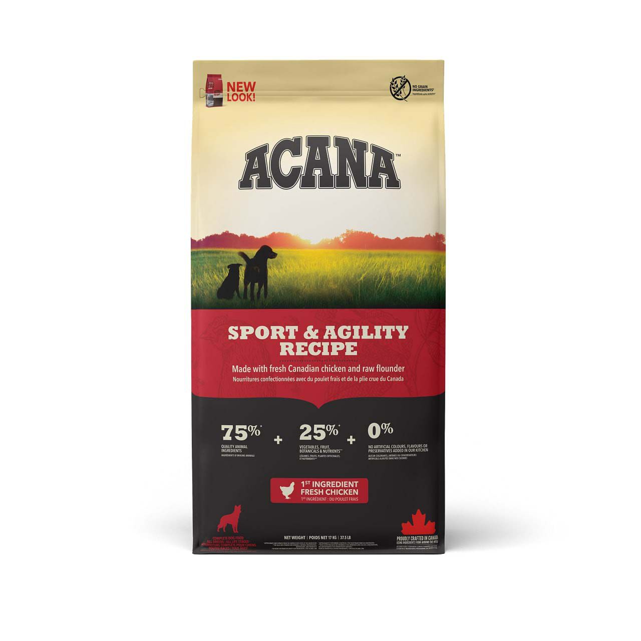 Acana Dog recipe Sport & Agility - Hondenvoer - Gevogelte - 17 kg