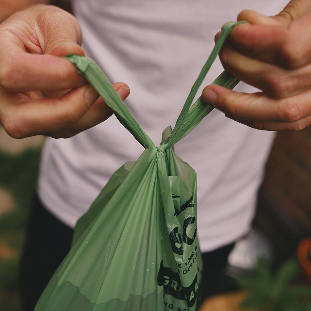 Beco Poepzakjes met handvat - Poepzakjes & accessoires - Groen