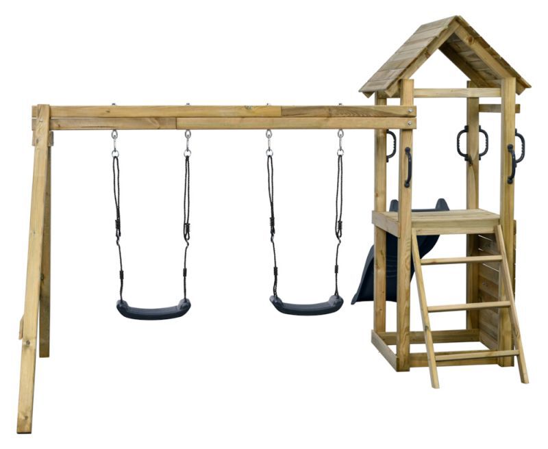 Swing King Maria - Speeltoestel - Grijs - Hout