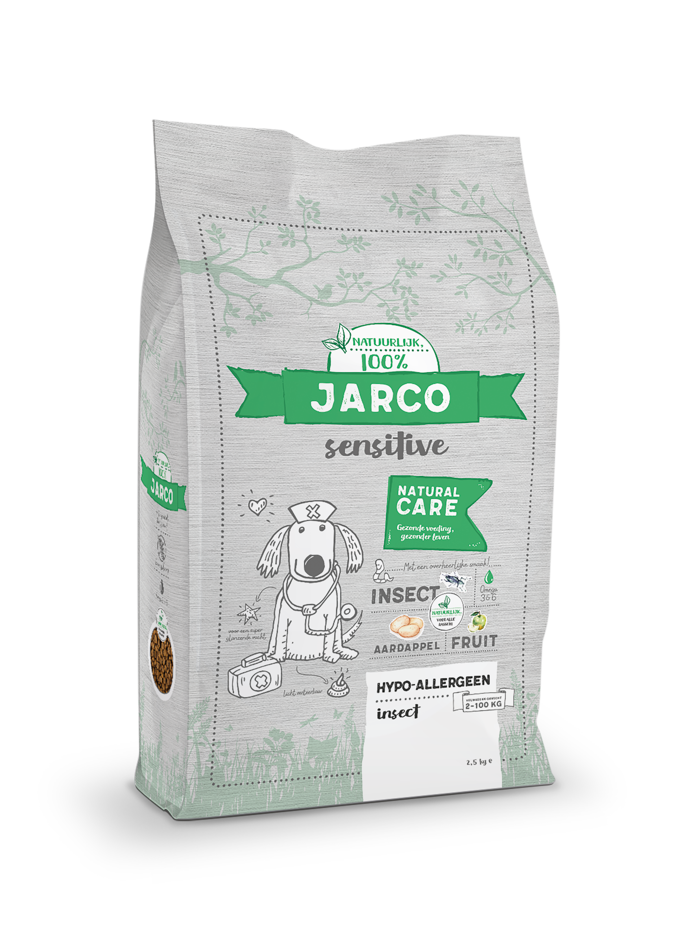 Jarco Dog Sensitive - Hondenvoer - Insecten - 12,5 kg