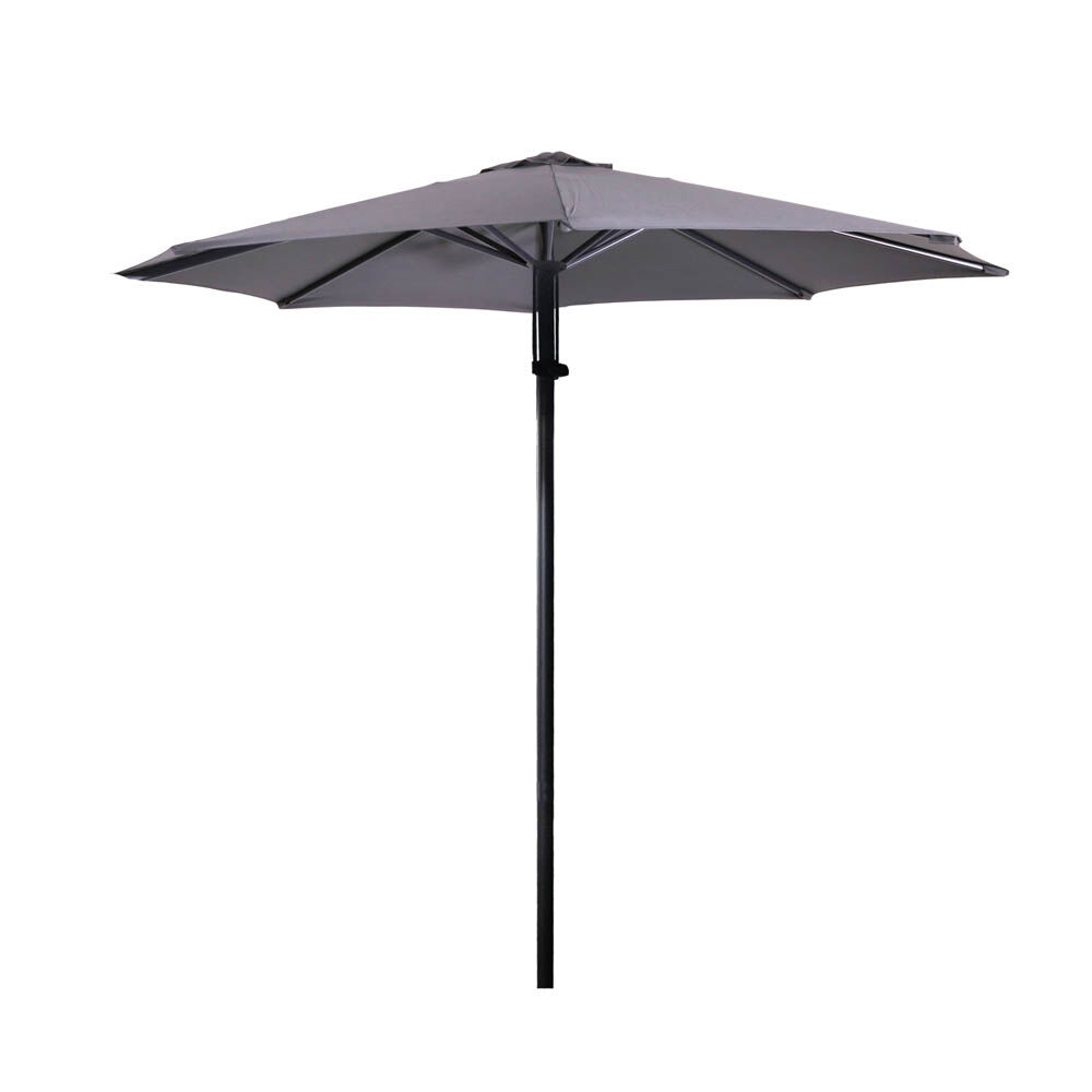 Lesli Living Libra Push - Parasol - Grijs - 300 cm Lesli Living Libra Push - Parasol - Grijs - 300 cm