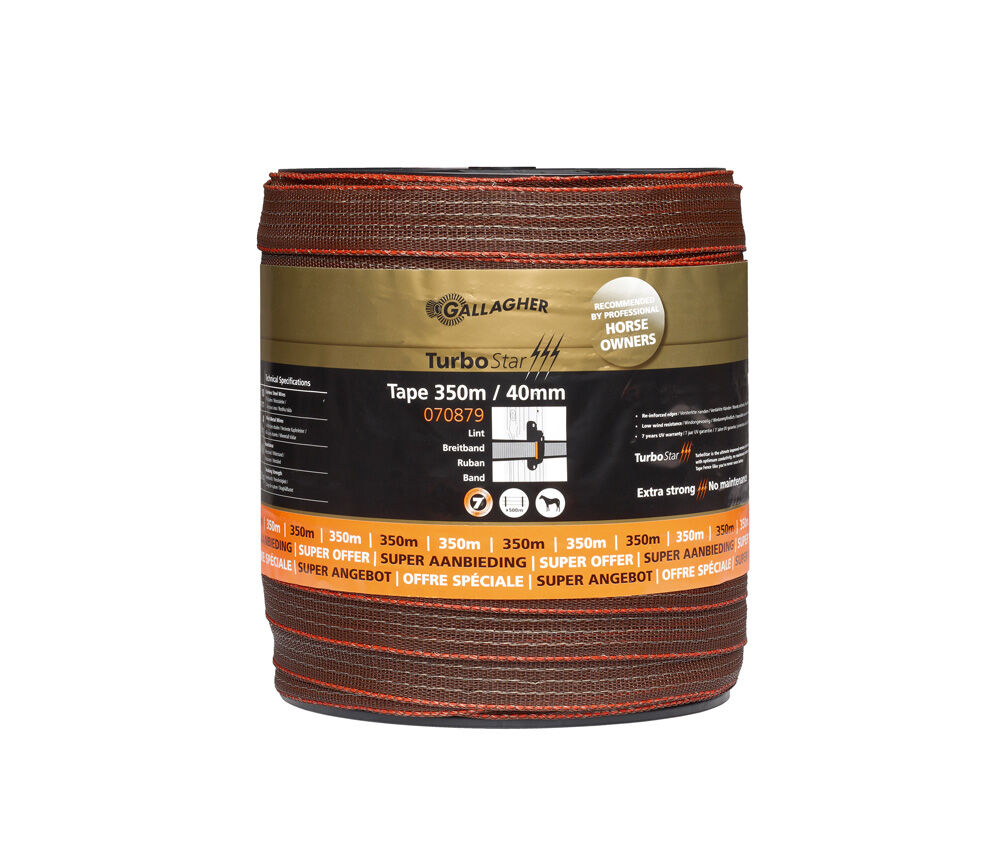 Gallagher TurboStar 40mm - Schriklint - 31.5 cm - 350 - Terra - 27 cm - 35000 cm