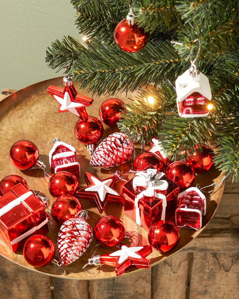 Black Box Joy - Kunstkerstboom - 30 - 90 cm - Groen / rood