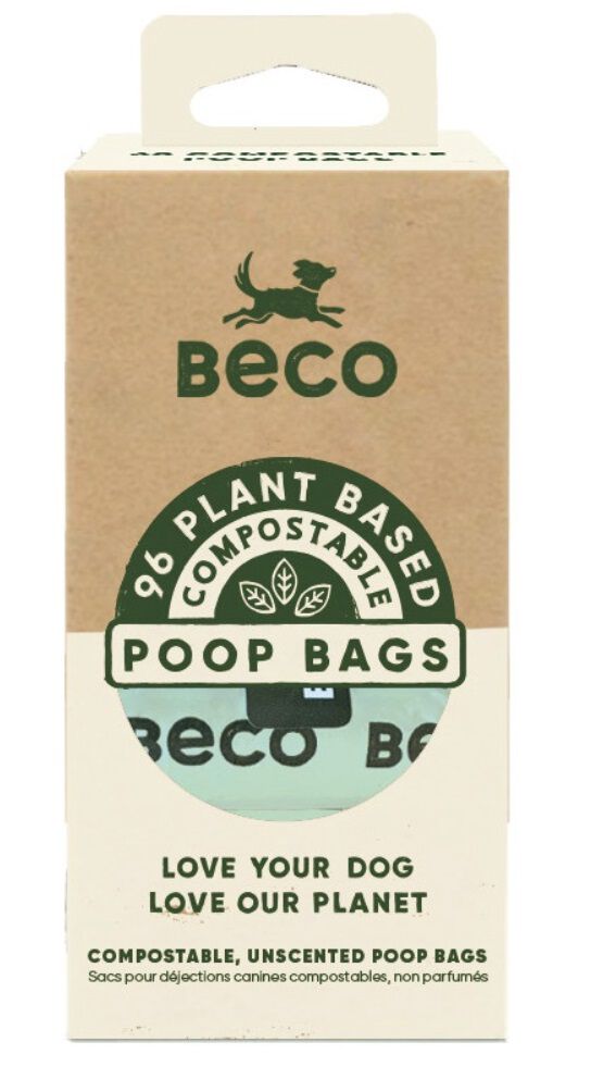 Beco Composterbaar Poepzakjes - Poepzakjes & accessoires - 14.00 cm - Groen - 6.50 cm - 6.00 cm
