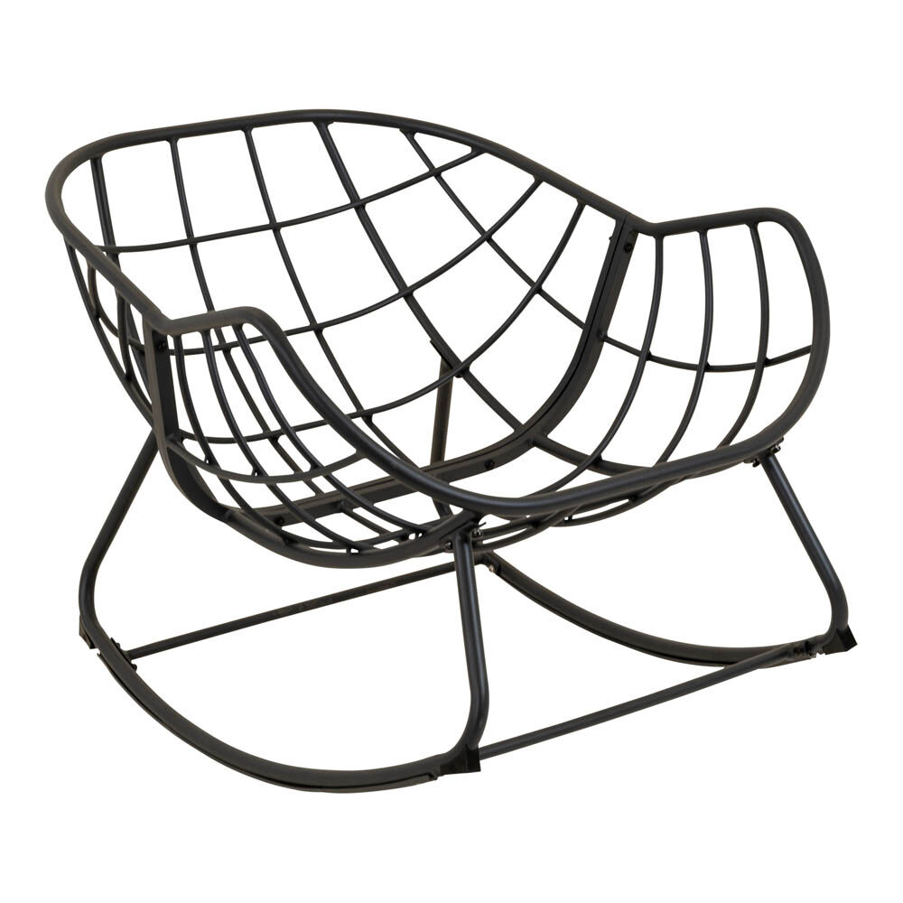 Lesli Living Cozy - Schommelstoelen - 1.00 cm - Groen - 117.00 cm - 97.00 cm