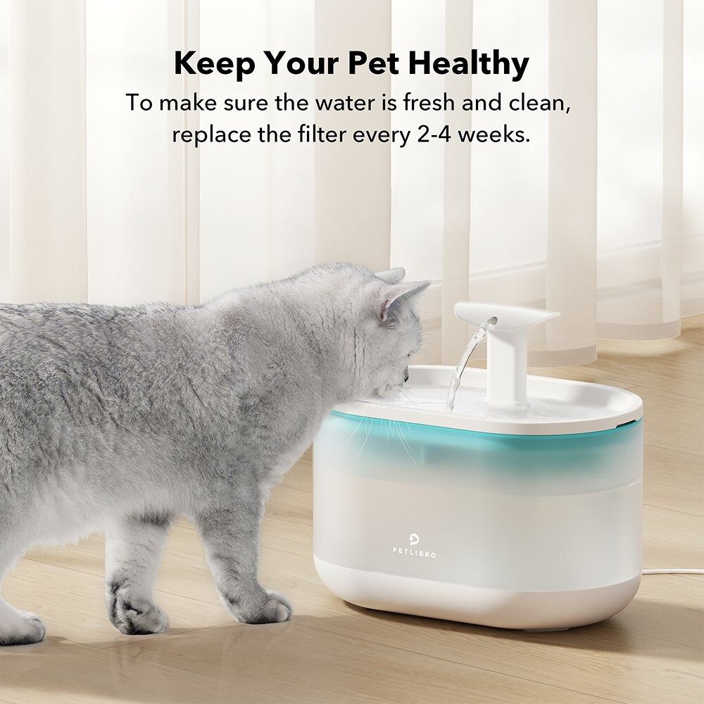 PETLIBRO Capsule Waterfontein - Vervangingsfilter - Zwart/Wit - 7.50x19.00x19.00 cm