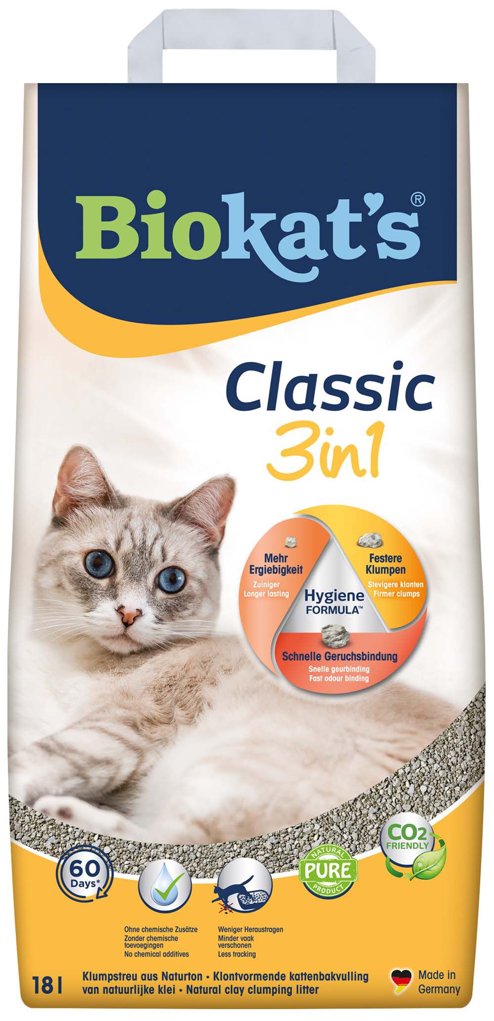 Biokat's Classic 3in1 - Kattenbakvulling - 18.00