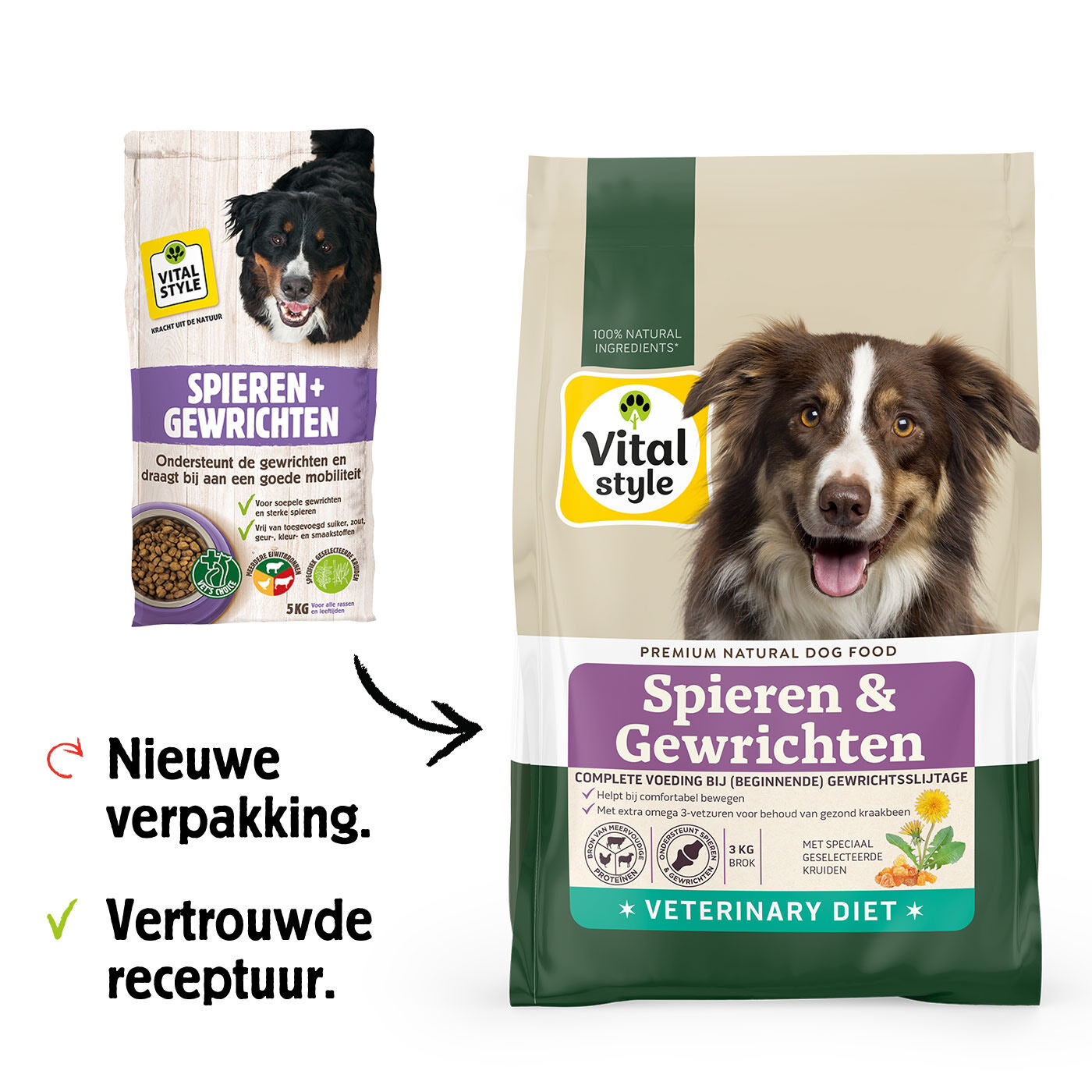 VITALstyle Spieren & Gewrichten - Hondenvoer - 12.00 - kip