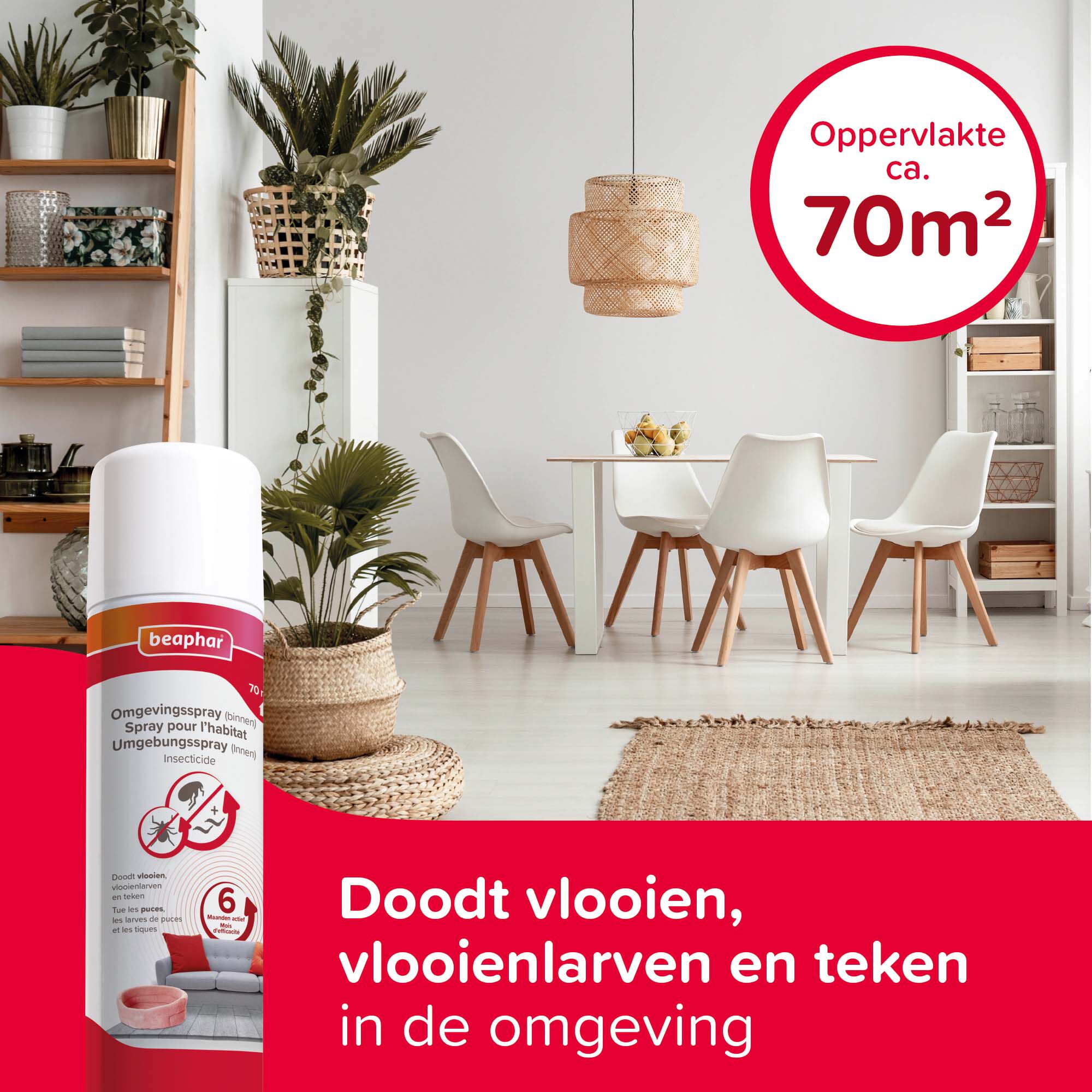 Beaphar - Anti Vlooien Hond - Omgevingsspray