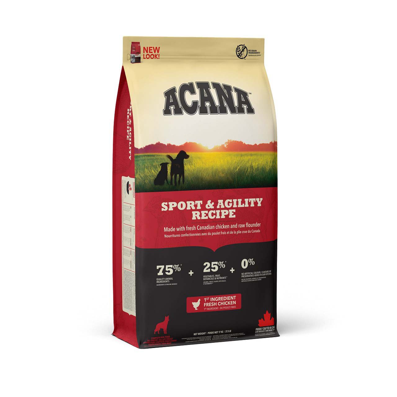 Acana Dog recipe Sport & Agility - Hondenvoer - Gevogelte - 17 kg