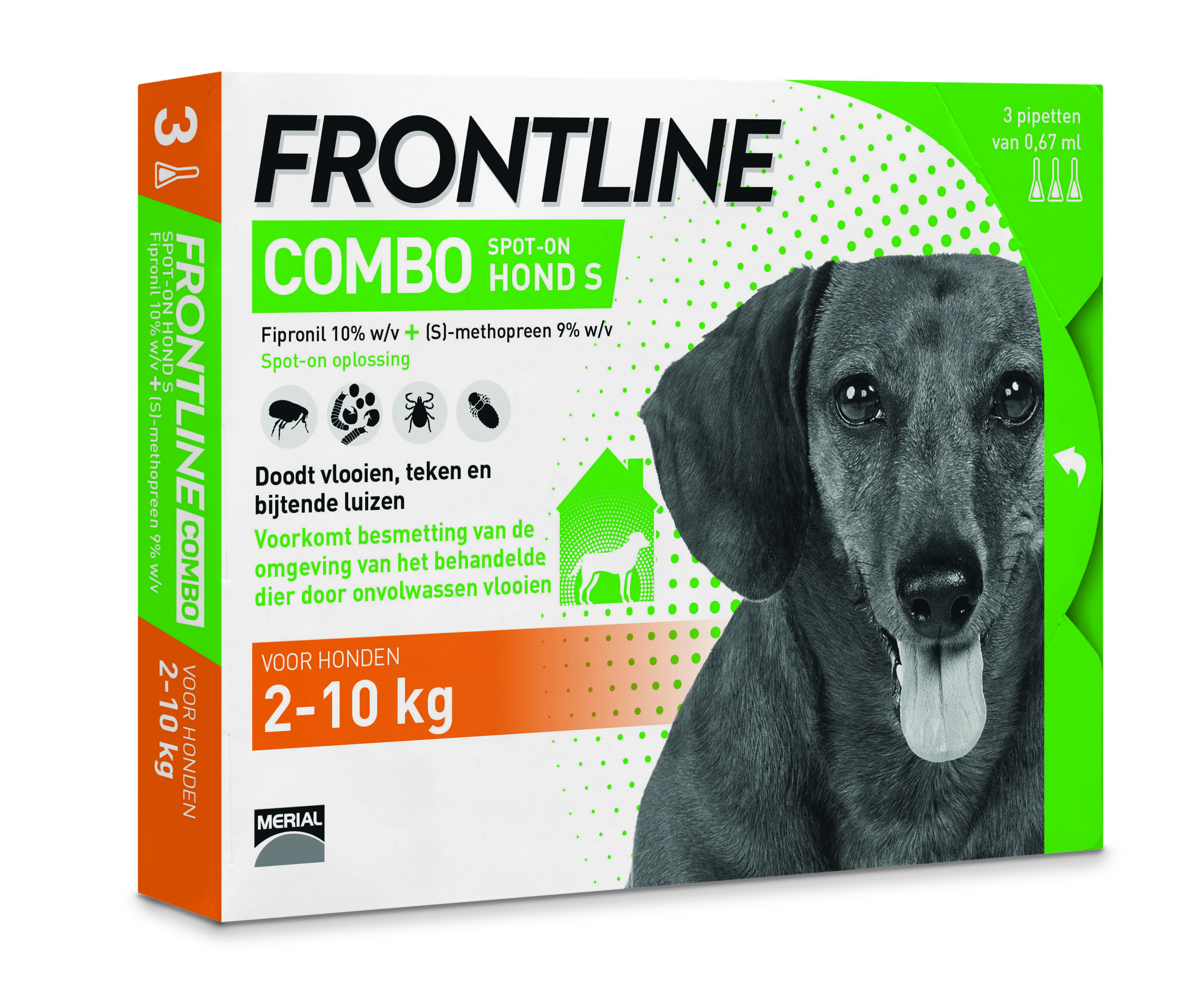 Frontline Combo Spot On - Pipet - Anti Vlooien en Teken Hond - 3 pipetten Frontline Combo Spot On - Pipet - Anti Vlooien en Teken Hond - 3 pipetten