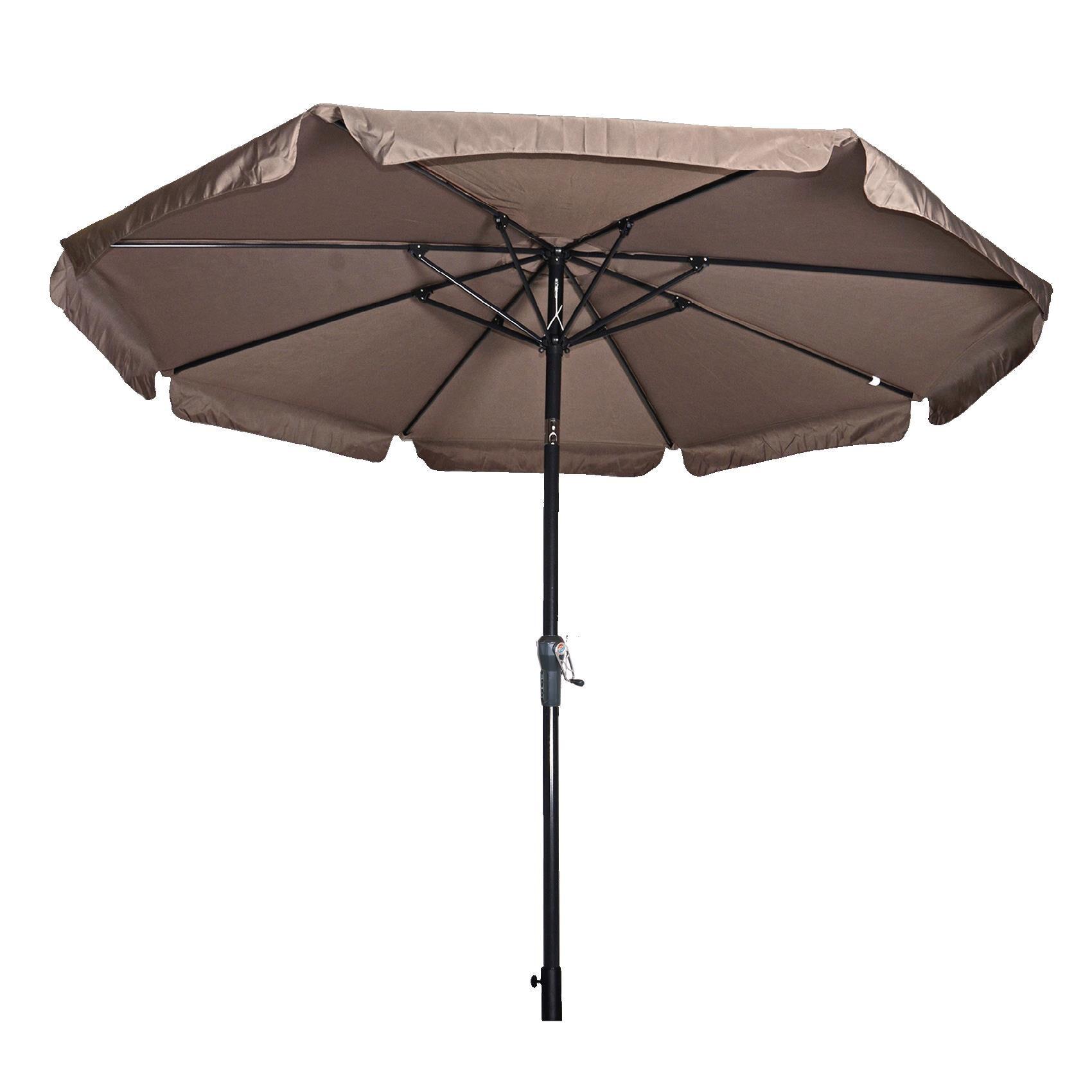 Lesli Living Libra Stokparasol - Parasol - Taupe - 6x4x2 cm - 300 cm