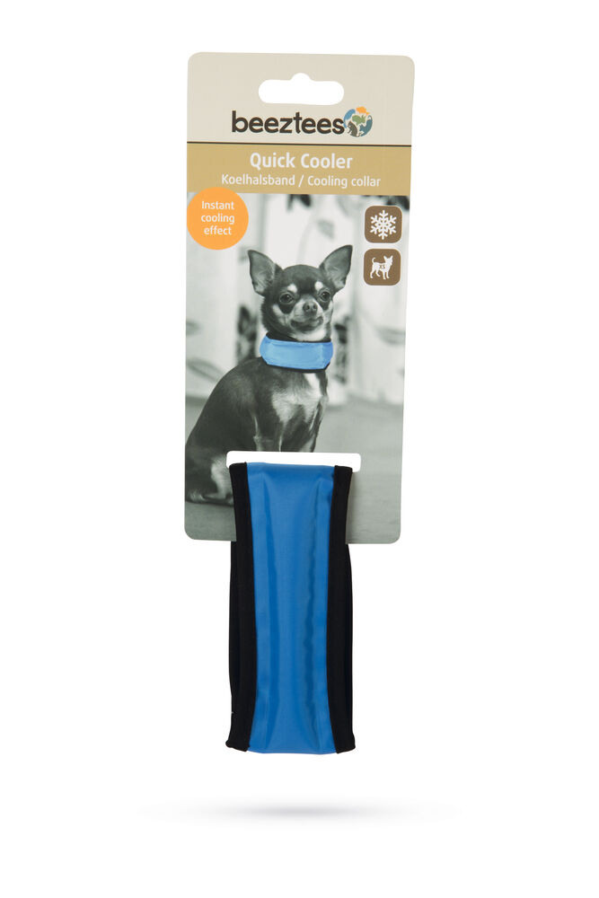 Beeztees Quick Cooler IZI - Halsbanden Hond - blauw - 22 tot 30 cm - 30 cm