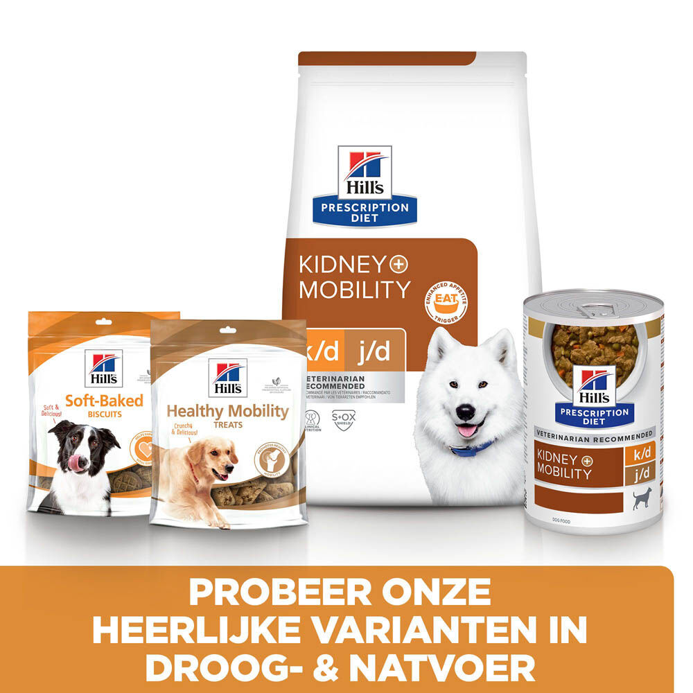 Hill's Prescription Diet Kidney+Mobility - Hondenvoer - 12 - gevogelte