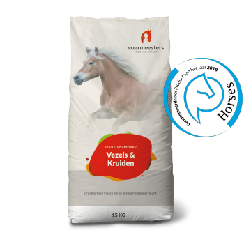 Voermeesters Vezels & Kruiden - Basisvoeding - 15 kg - Zak