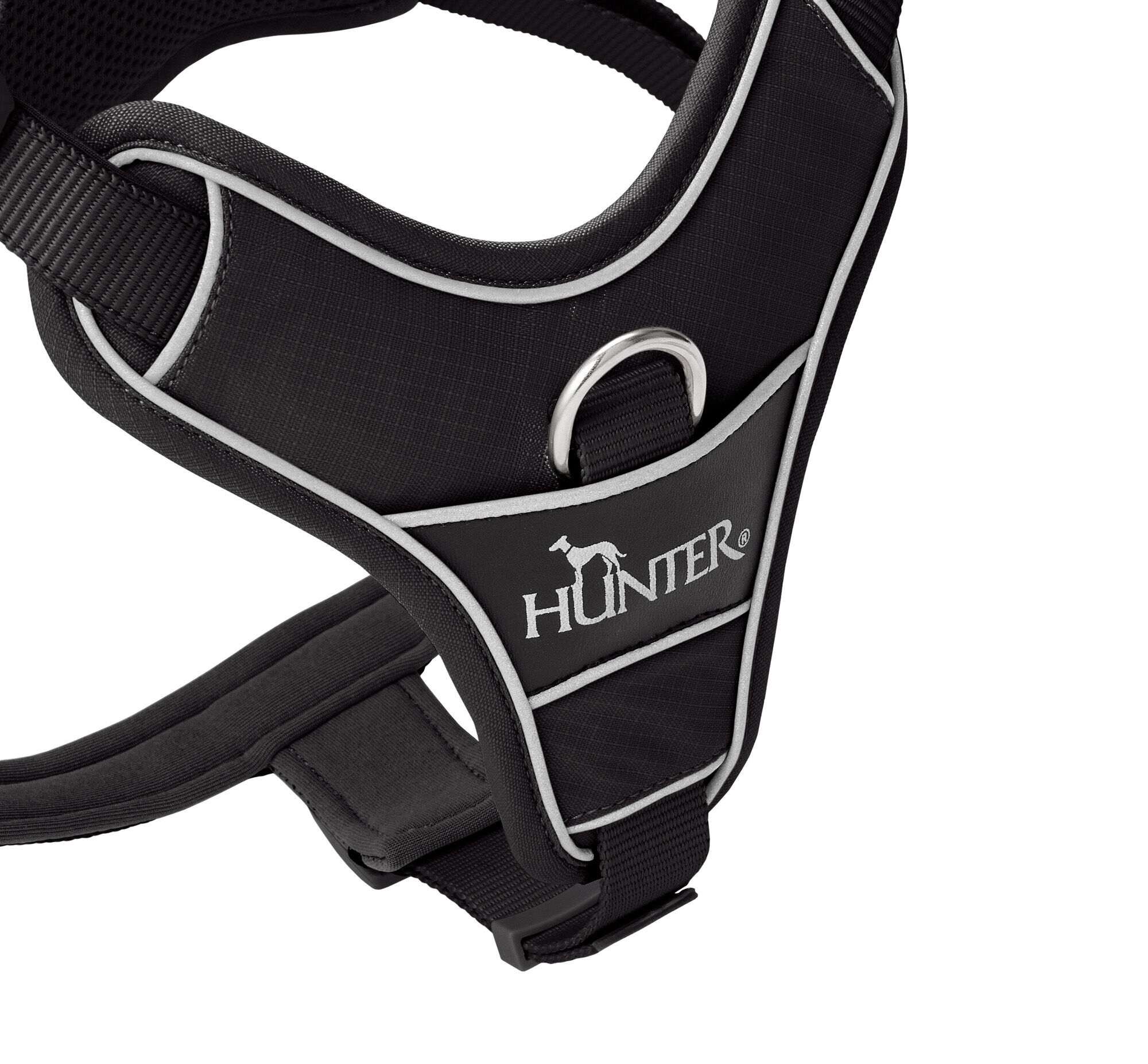 Hunter Divo Up - Y-tuig Hond - Zwart - XS - 47 cm