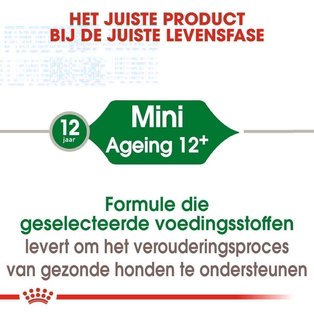 Royal Canin Mini Ageing 12+ - Hondenvoer - 3500 - gevogelte
