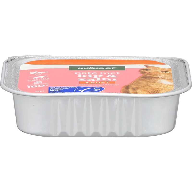 Welkoop Pate - Kattenvoer - 100 - zalm Welkoop Pate - Kattenvoer - 100 - zalm