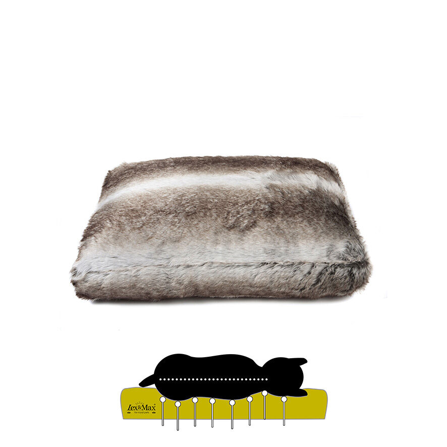 Lex & Max Royal - Orthopedisch Benchkussen - Grijs - 50x75x13 cm - M