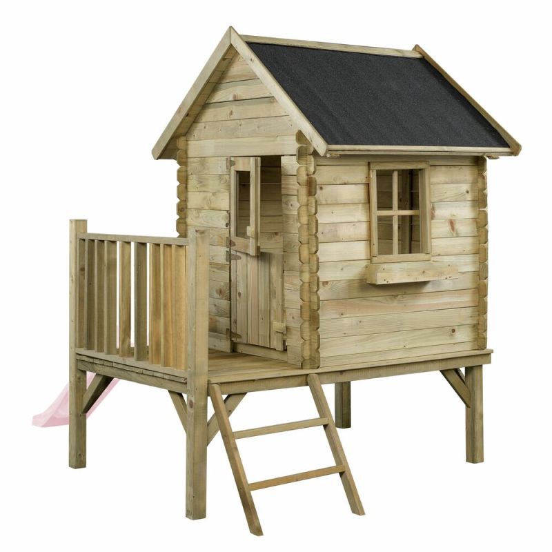 Swing King Camilla - Speelhuisje - Roze - Hout Swing King Camilla - Speelhuisje - Roze - Hout