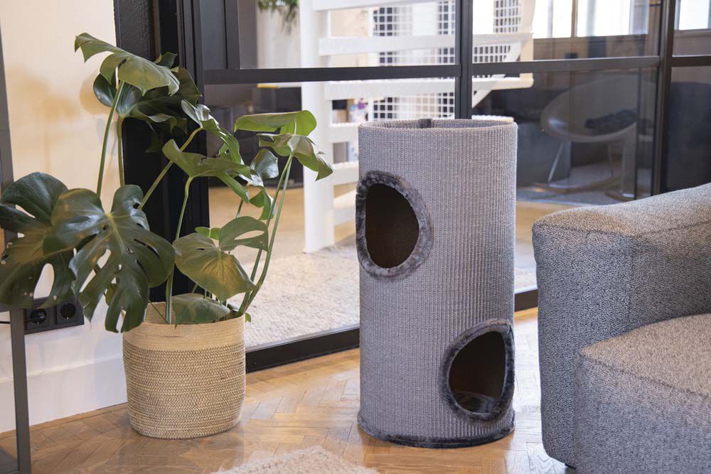 Beeztees Stina - Krabton - Grijs - 75x37x37 cm