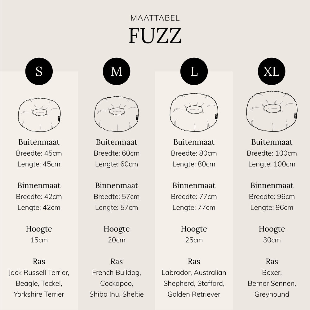 District 70 Fuzz - Fluffy hondenmand - 5.00 cm - donkergrijs - 60.00 cm - 60.00 cm - M - 60.00 cm
