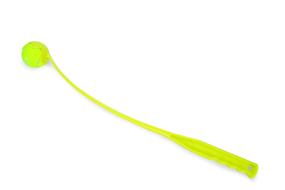 Beeztees Tennisbalwerper met Tennisbal - Apporteren - Hondenspeelgoed - 72.50 cm - Geel - 62.00 cm - 62.00 cm - 7.00 cm