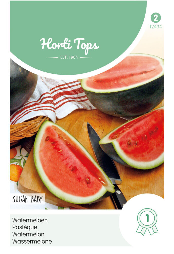 Hortitops Watermeloen Citrullus lanatus Sugar Baby - Fruitzaden Hortitops Watermeloen Citrullus lanatus Sugar Baby - Fruitzaden