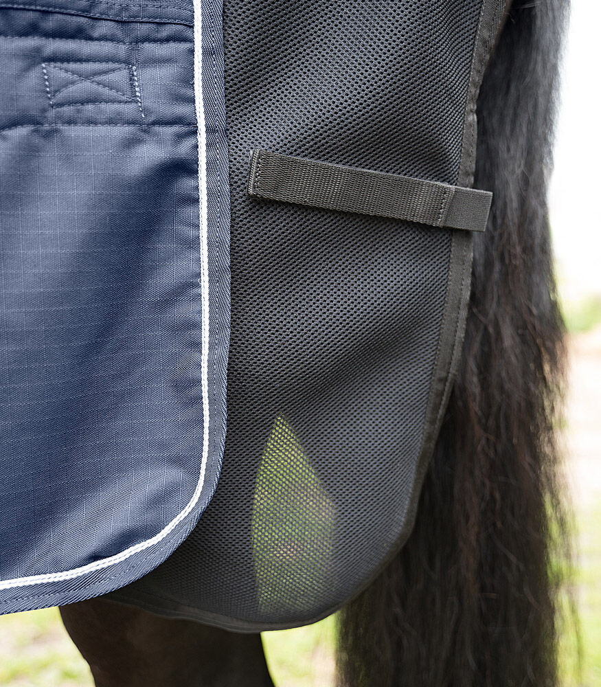 Waldhausen Air Mesh - Staldeken - Paardendeken - 1.00 cm - Zwart - 1.00 cm - 115/165 - 1.00 cm