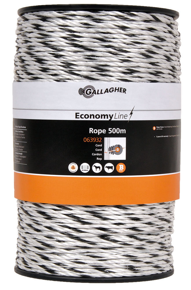 Gallagher EconomyLine - Cord - 31.70 cm - 500.00 - 22.00 cm - 50000.00 cm - 22.00 cm