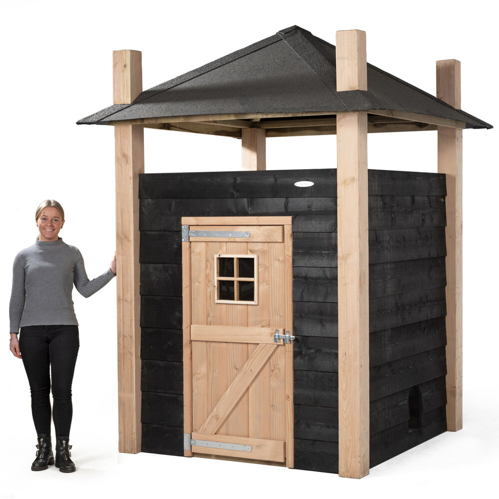 Voldux Hooiberg Niek - Kippenhok - Naturel/zwart