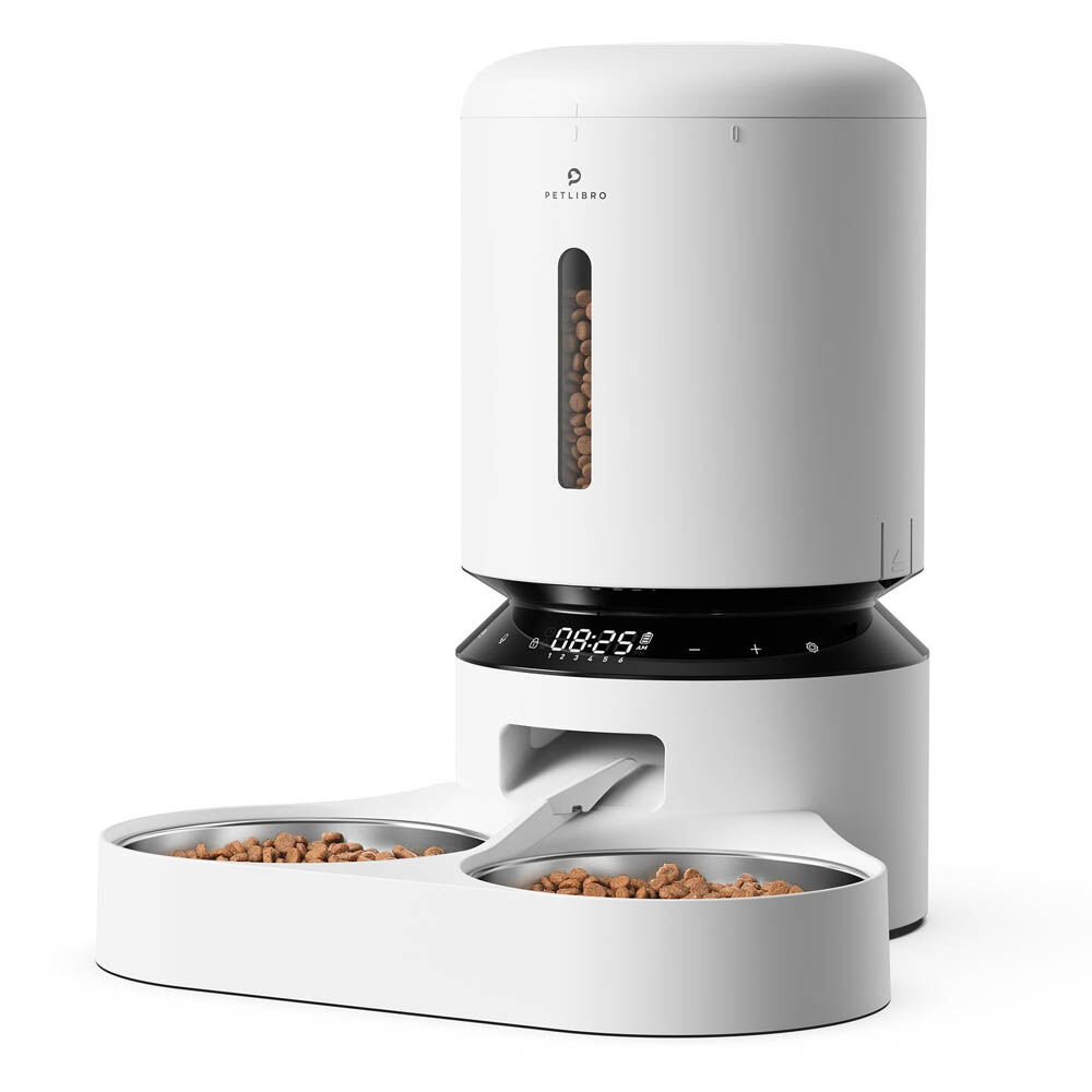 PETLIBRO Granary Duo - Automatische kattenvoerbak - 26.00 cm - Wit - 36.00 cm - 36.00 cm