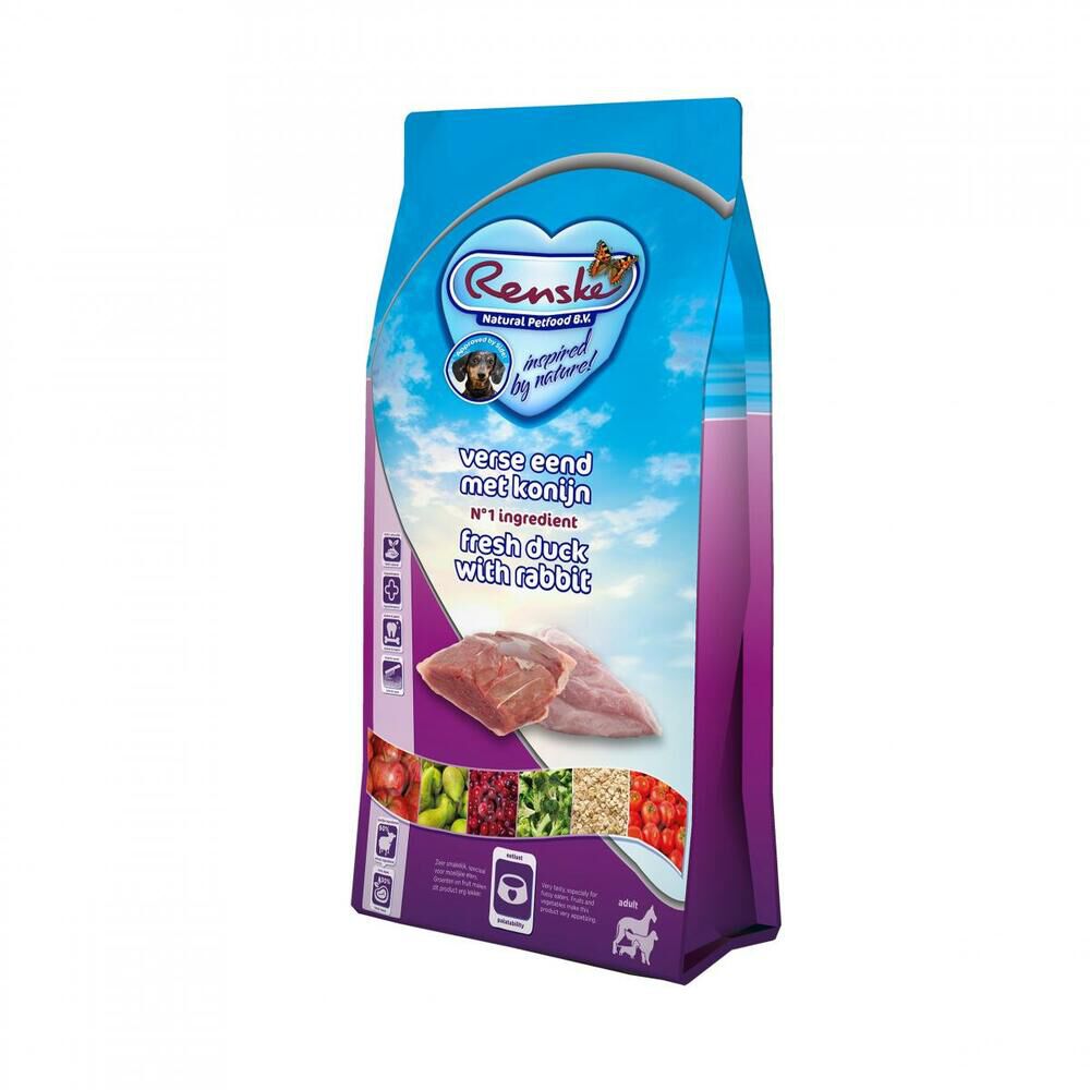 Renske Adult - Hondenvoer - 12.00 - eend, konijn