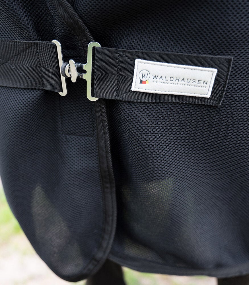 Waldhausen Air Mesh - Staldeken - Paardendeken - 1.00 cm - Zwart - 1.00 cm - 115/165 - 1.00 cm