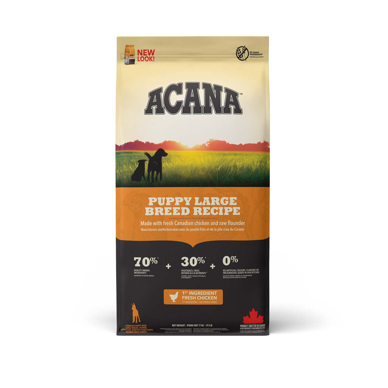 Acana Dog recipe Puppy Large - Hondenvoer - Gevogelte - 17 kg