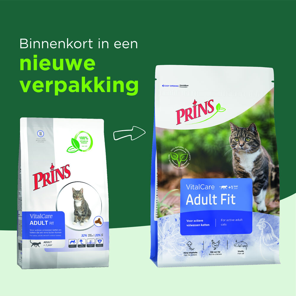 Prins VitalCare Adult - Kattenvoer - 10.00 - gevogelte