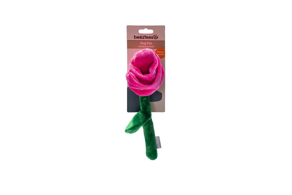 Beeztees Tulp - Knuffel - Hondenspeelgoed - 1.00 cm - Roze - 1.00 cm - 1.00 cm