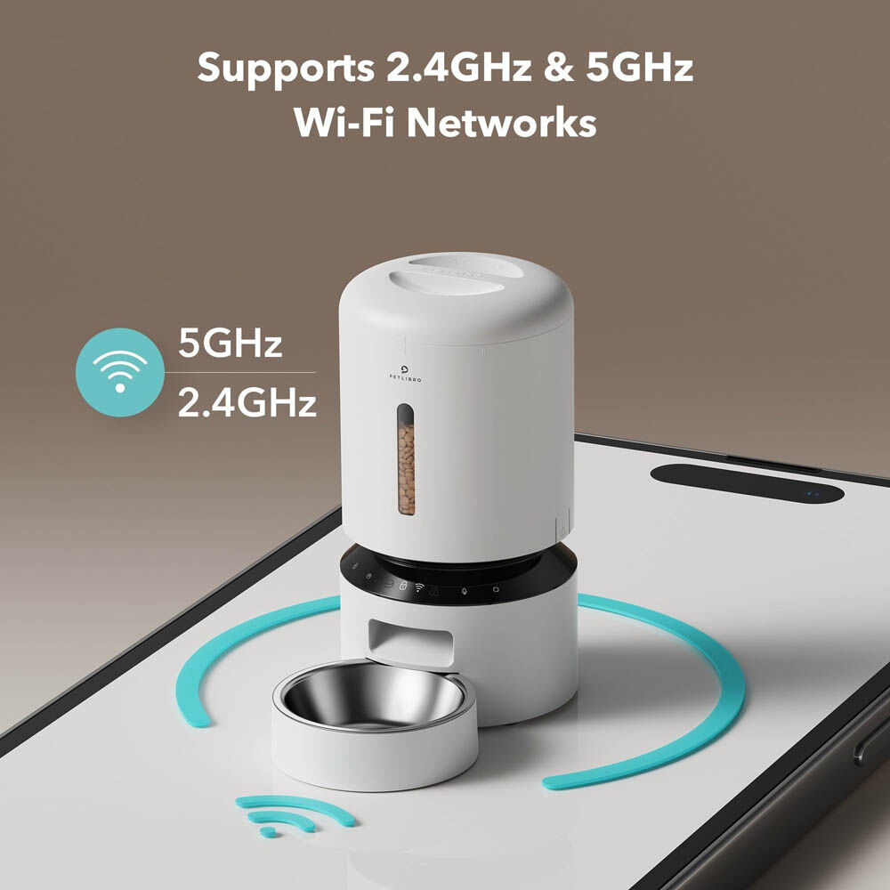 PETLIBRO Granary WIFI - Automatische kattenvoerbak - Wit - 35.8x19.6x16.6 cm