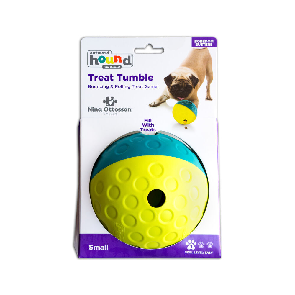 Nina Ottosson Treat Tumble - Puzzel - Hondenspeelgoed - 20.30 cm - blauw - 12.10 cm - 10.50 cm - S - 12.70 cm