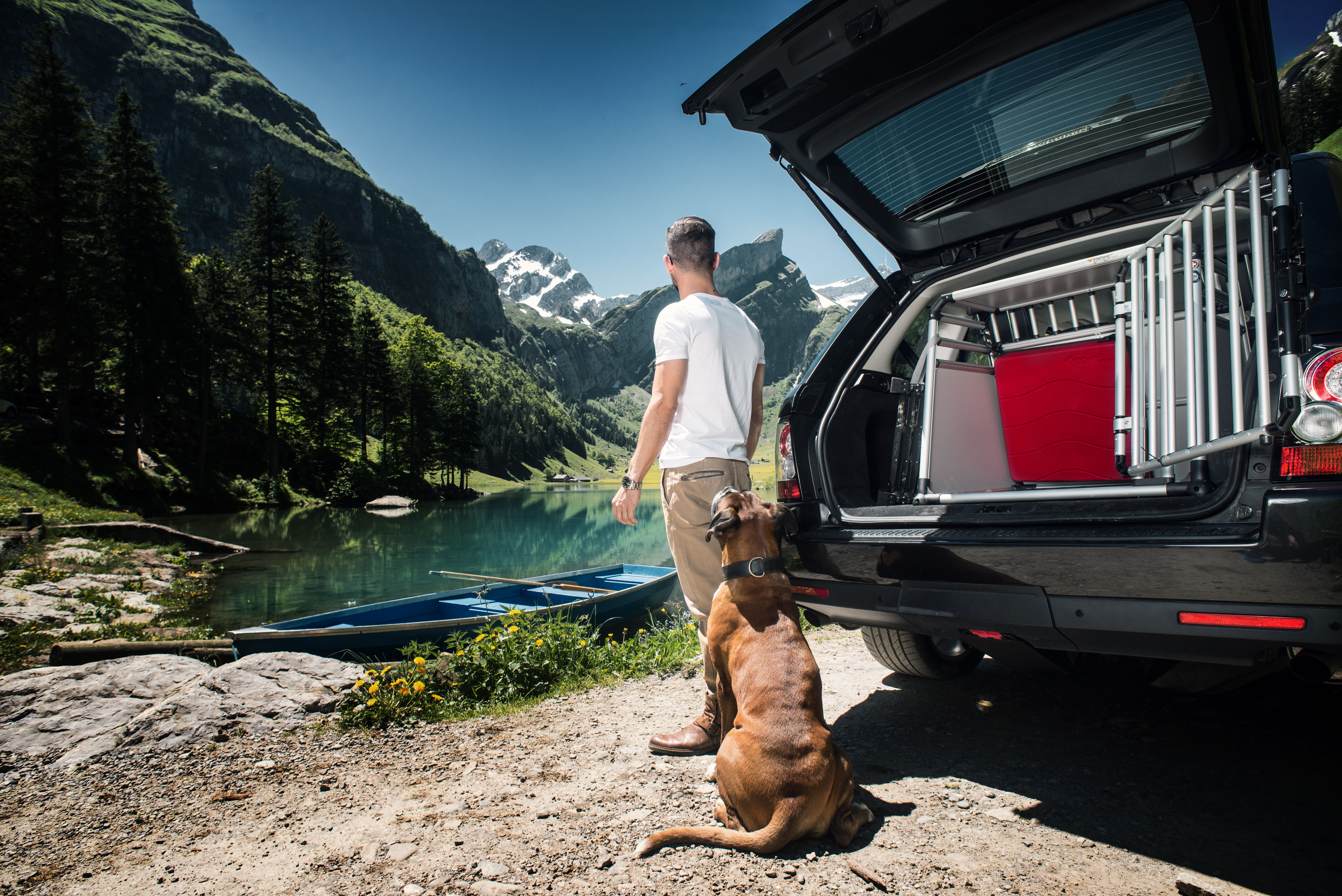 4Pets Crash-bag - Pro 1 - Crash kussen Autobench - rood - 5x45 cm