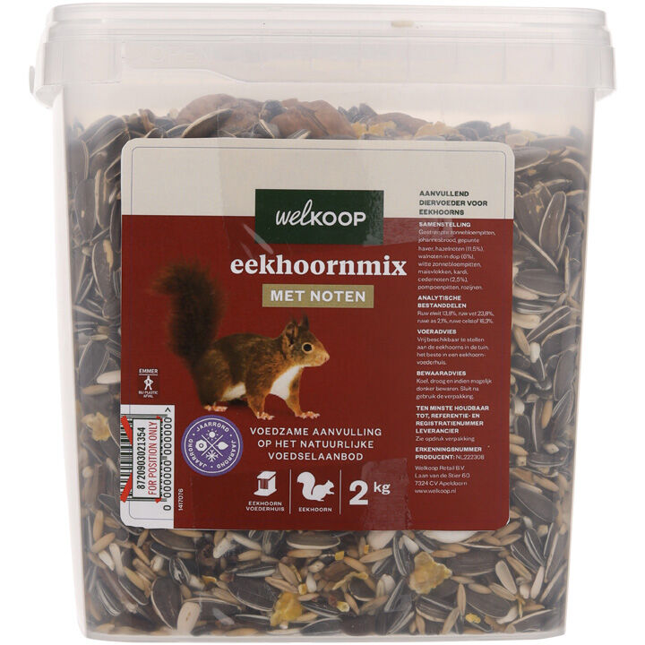 Welkoop - Eekhoornvoer Mix Welkoop - Eekhoornvoer Mix