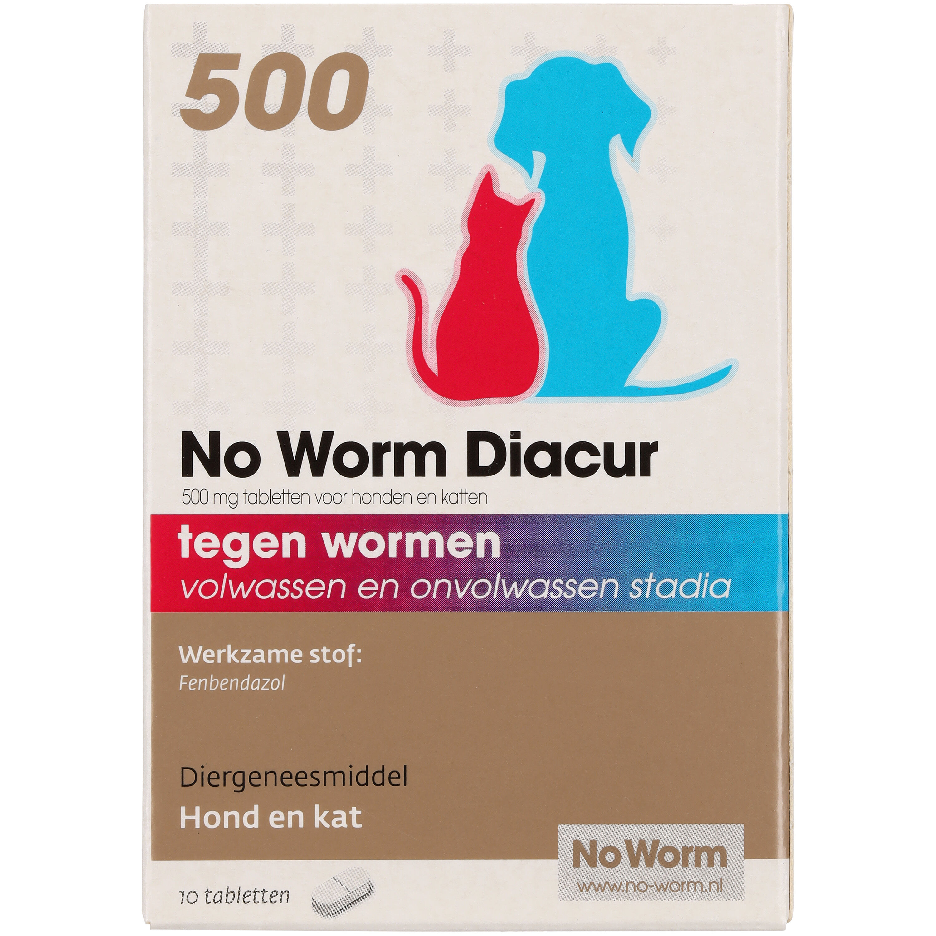 No Worm Diacur 500mg - Wormenmiddel No Worm Diacur 500mg - Wormenmiddel
