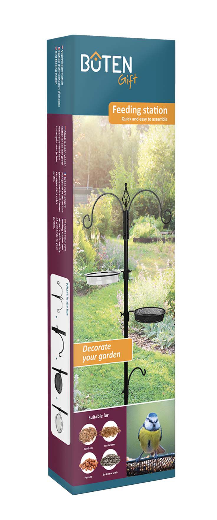 Bà»ten Bird Gift Voederstation Basis - 78x24x6 cm