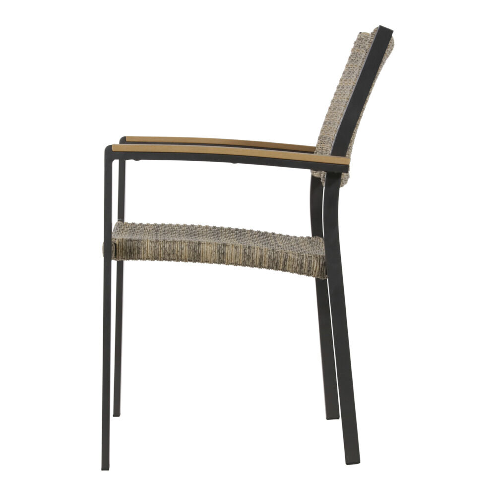 Lesli Living Arezzo - Tuinstoel - 87.00 cm - Bruin - 62.00 cm - 52.00 cm