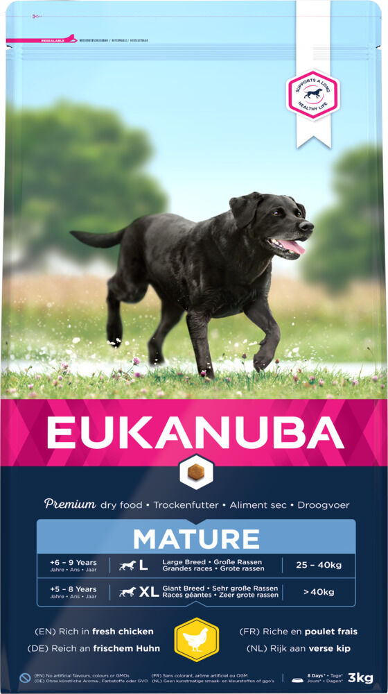 Eukanuba Thriving Mature Large Breed - Hondenvoer - 3 - kip Eukanuba Thriving Mature Large Breed - Hondenvoer - 3 - kip