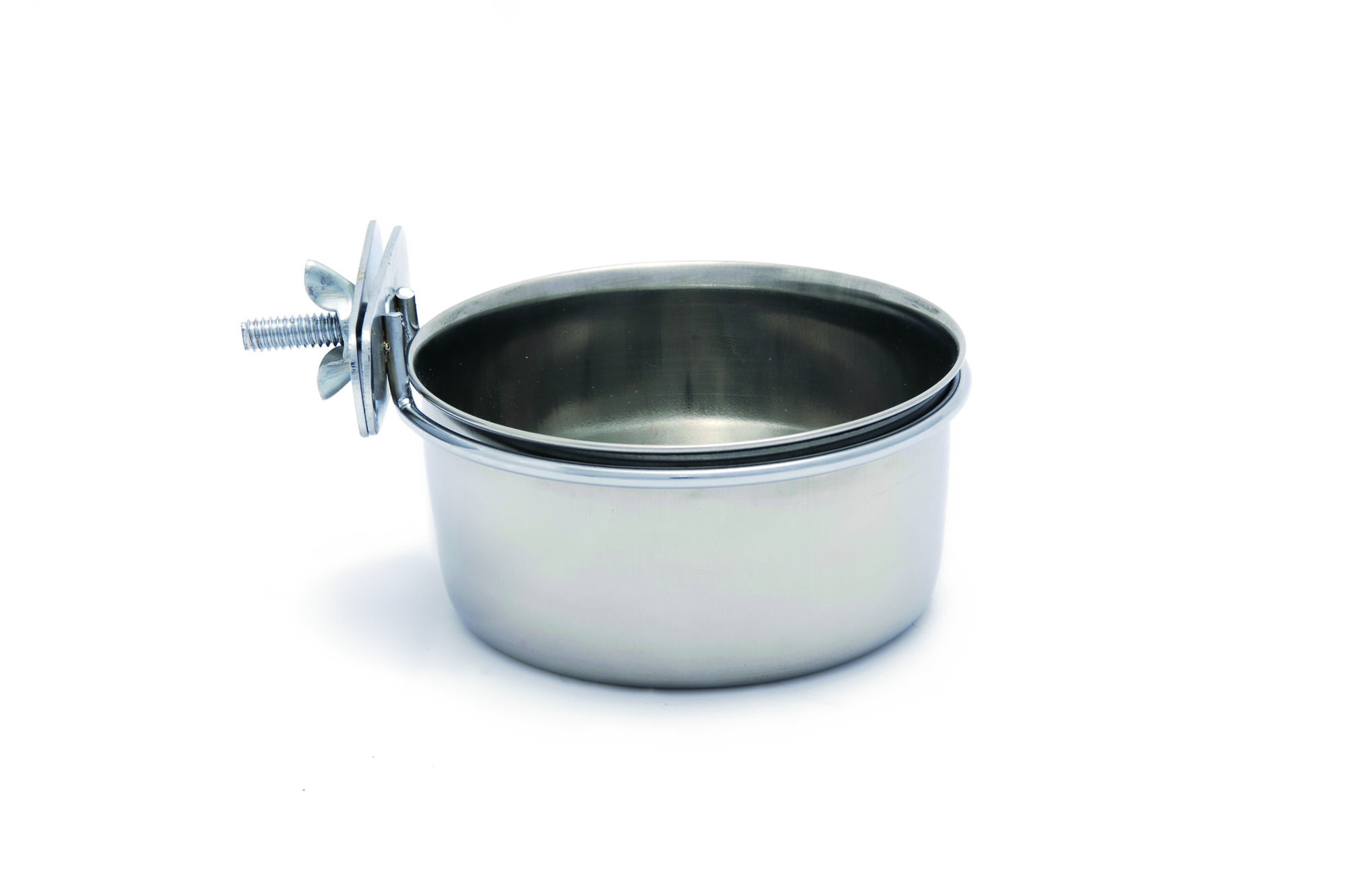 Beeztees Coopcup Inox - voer- en drinkbak - 8.00 cm - Zilver - 10.00 cm - 9.00 cm - 10.00 cm