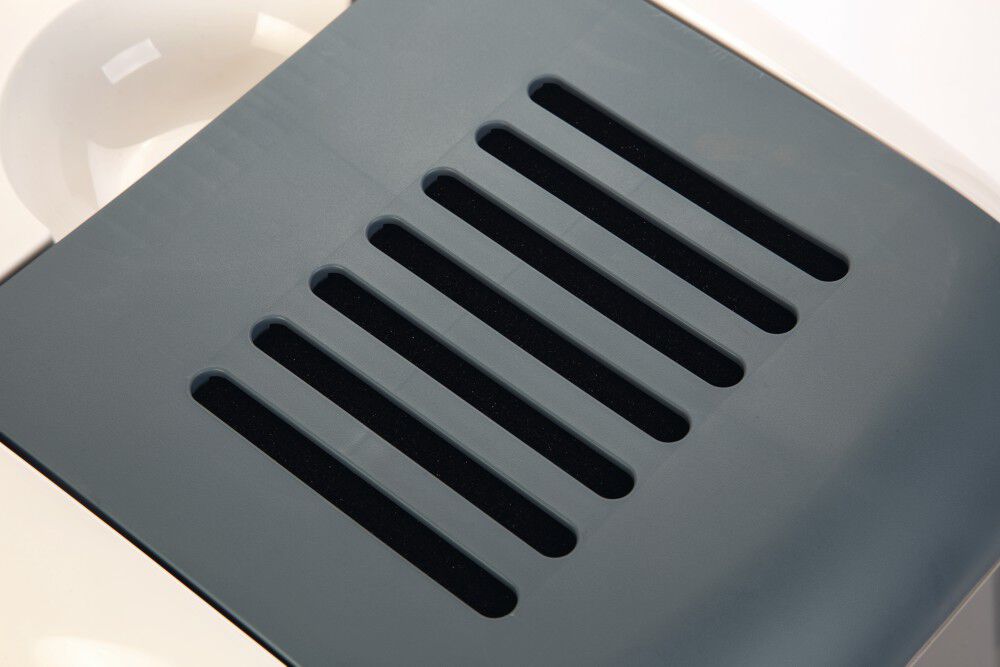 Savic Nestor - Kattenbak - Blauw Wit - 39x39x56 cm