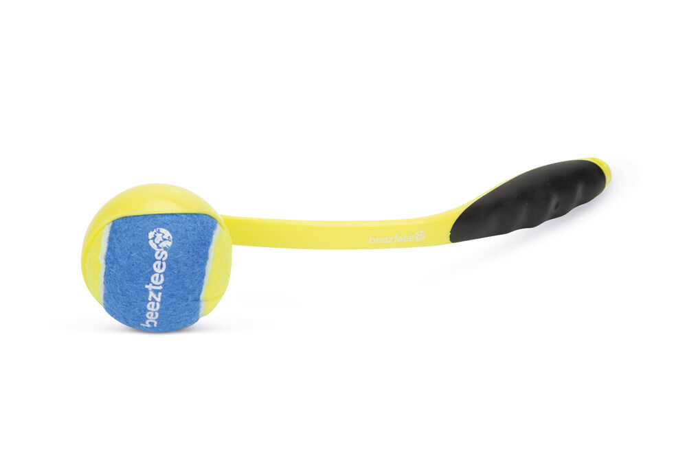 Beeztees Fetch Tennisbalwerper - Apporteren - Hondenspeelgoed - geel - 42.5x11.5x7 cm Beeztees Fetch Tennisbalwerper - Apporteren - Hondenspeelgoed - geel - 42.5x11.5x7 cm